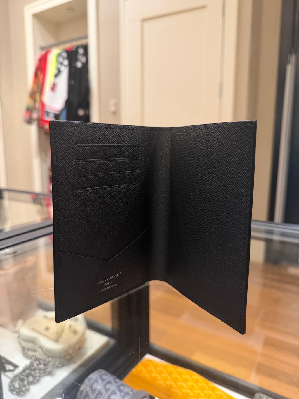 Louis Vuitton Monogram Eclipse Passport Cover