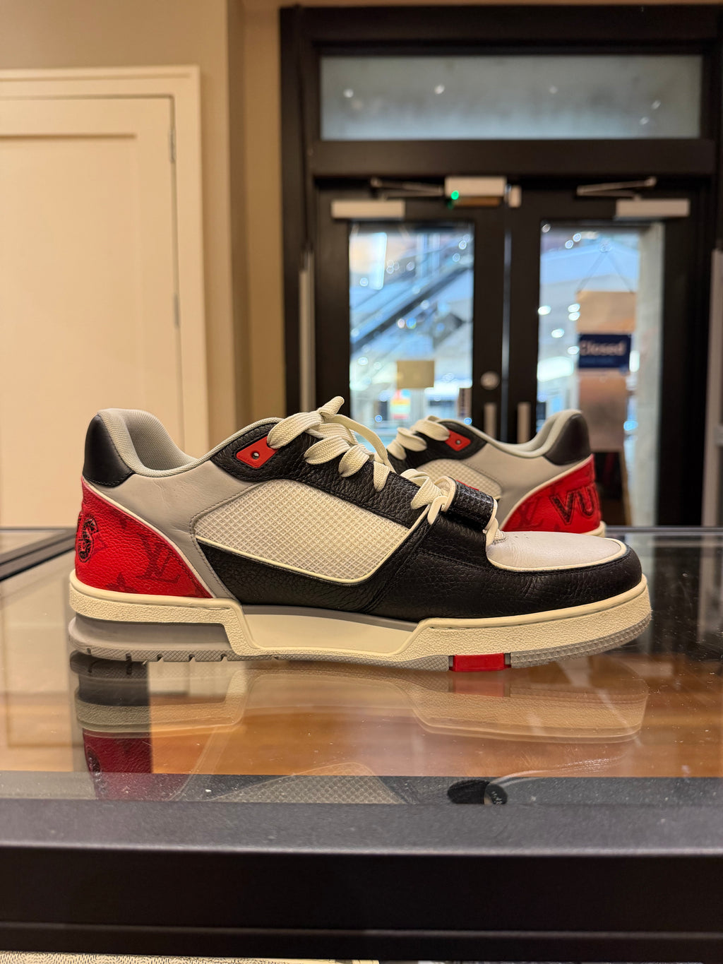 Louis Vuitton LV Trainer - Red/Grey/Black