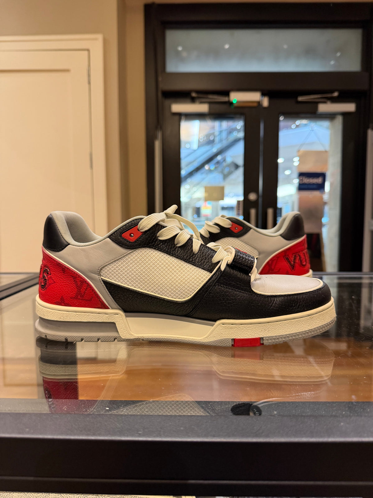 Louis Vuitton LV Trainer - Red/Grey/Black
