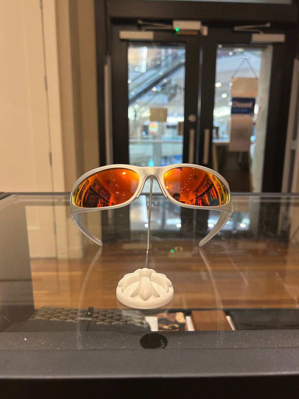 Balenciaga Reverse Xpander Wrap Sunglasses
