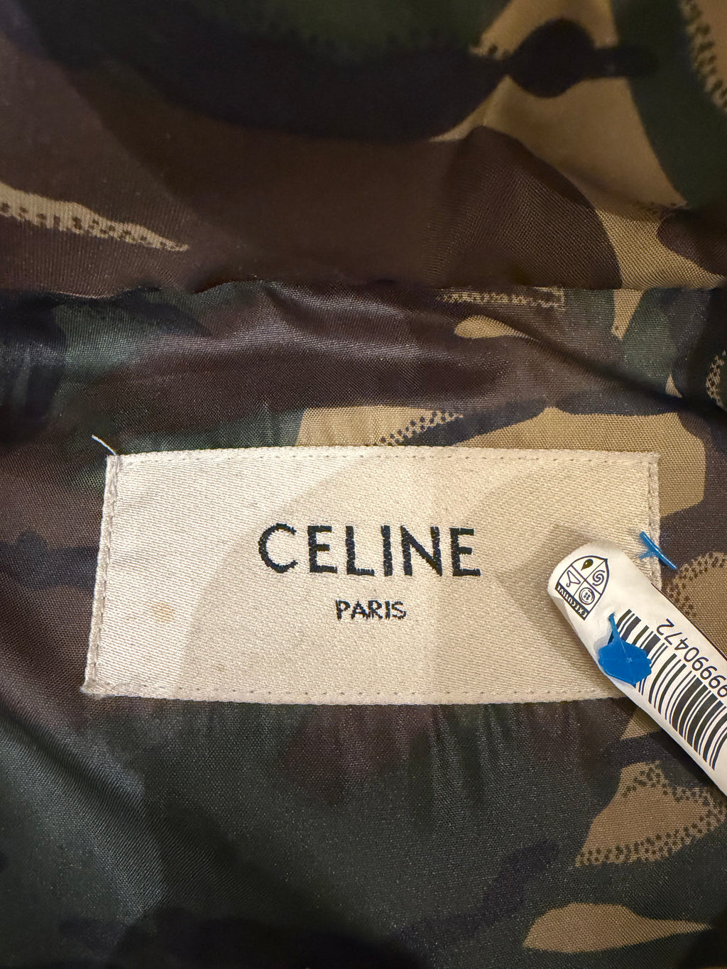 Celine Camouflage Puffer Jacket