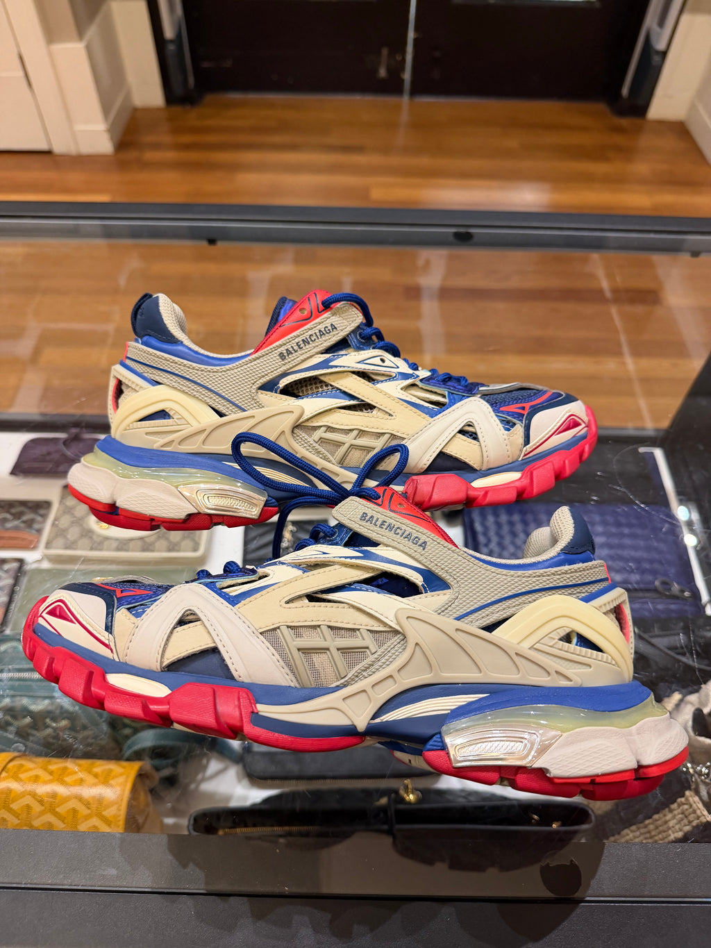 Balenciaga Track 2 Sneakers - Red/White & Blue