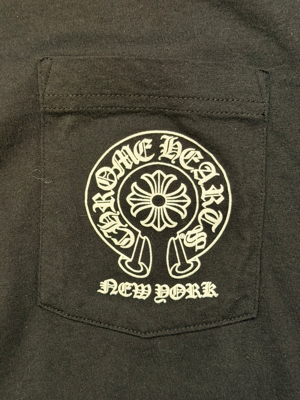 Chrome Hearts New York Floral Horseshoe LS Shirt - Black