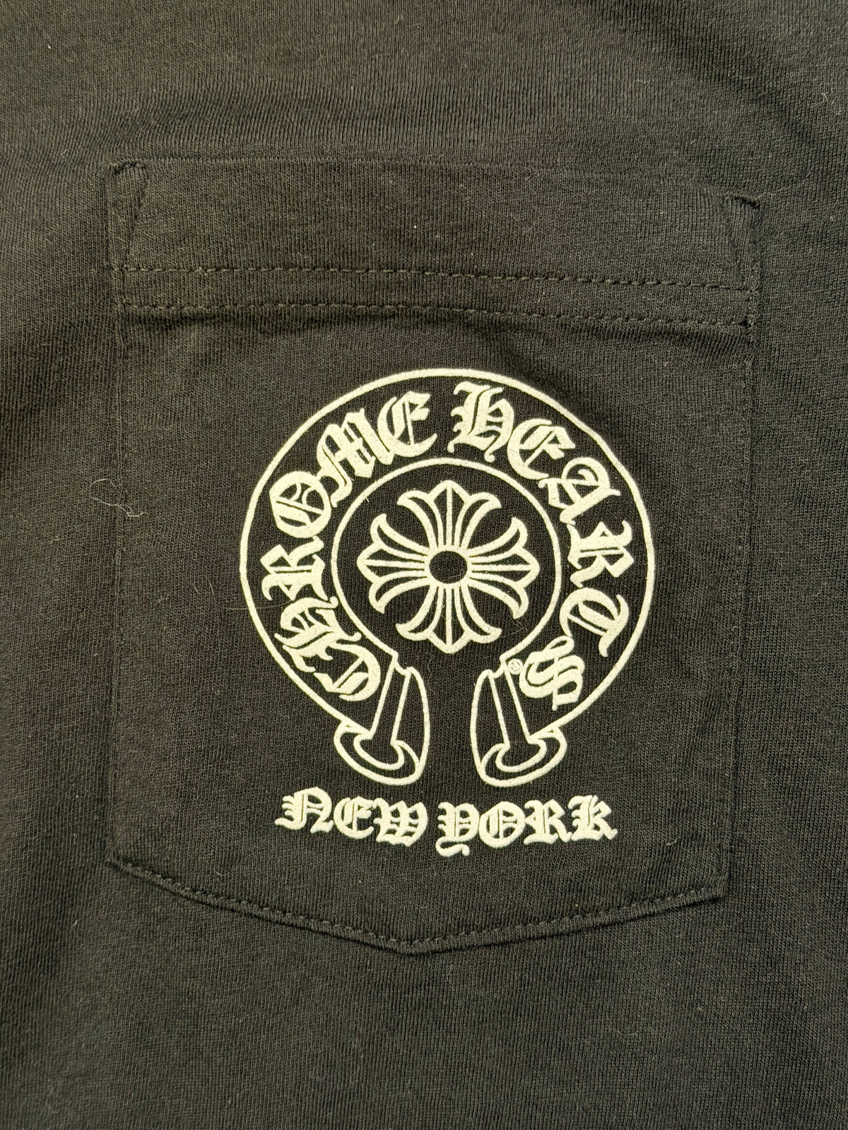 Chrome Hearts New York Floral Horseshoe LS Shirt - Black