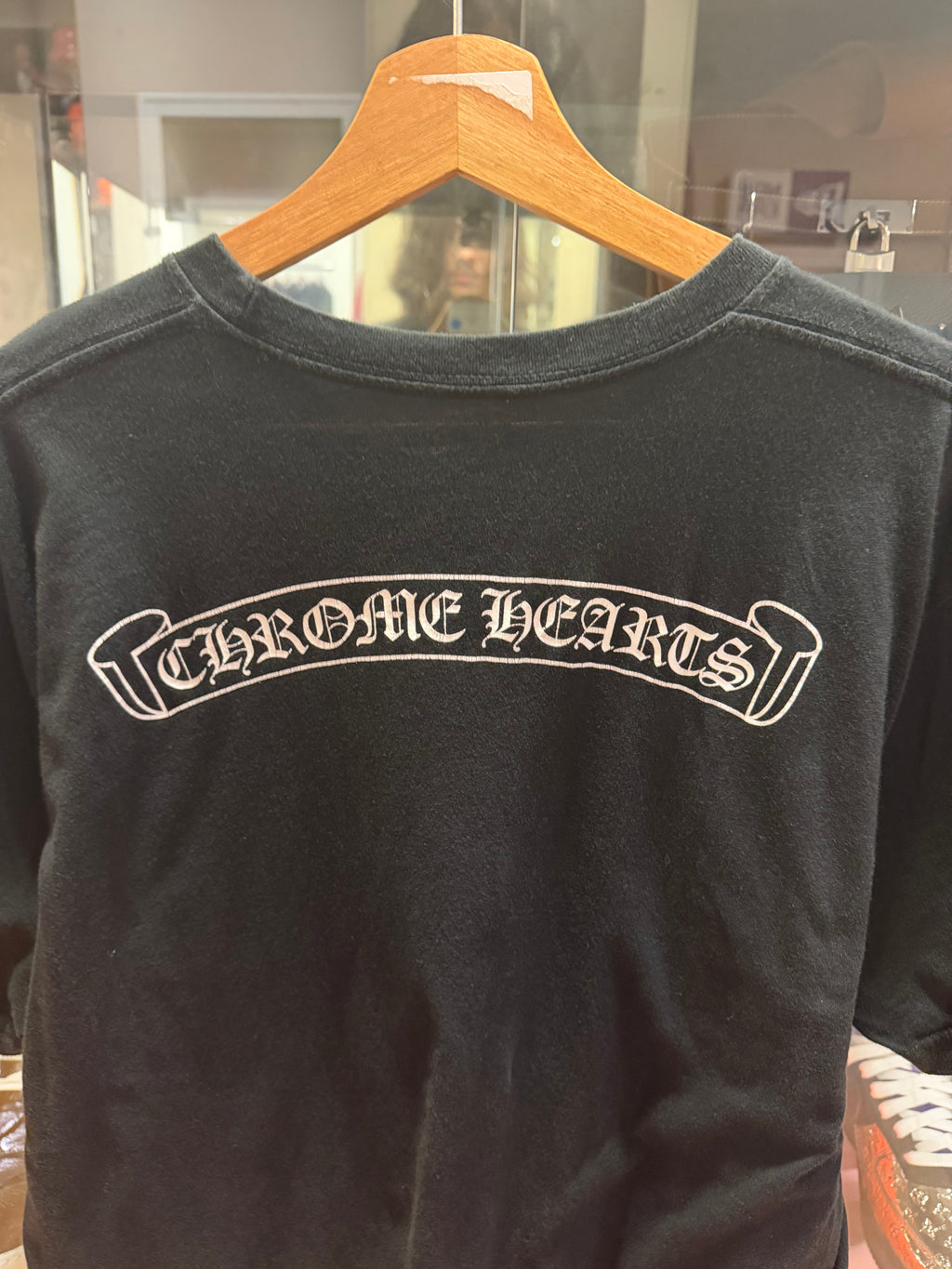 Chrome Hearts Fuck You Scroli-
Black