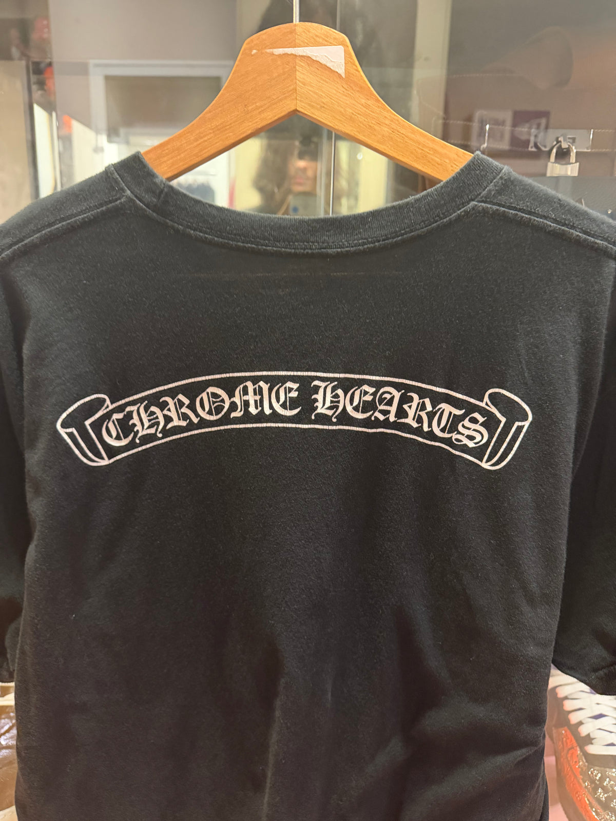 Chrome Hearts Fuck You Scroli-
Black
