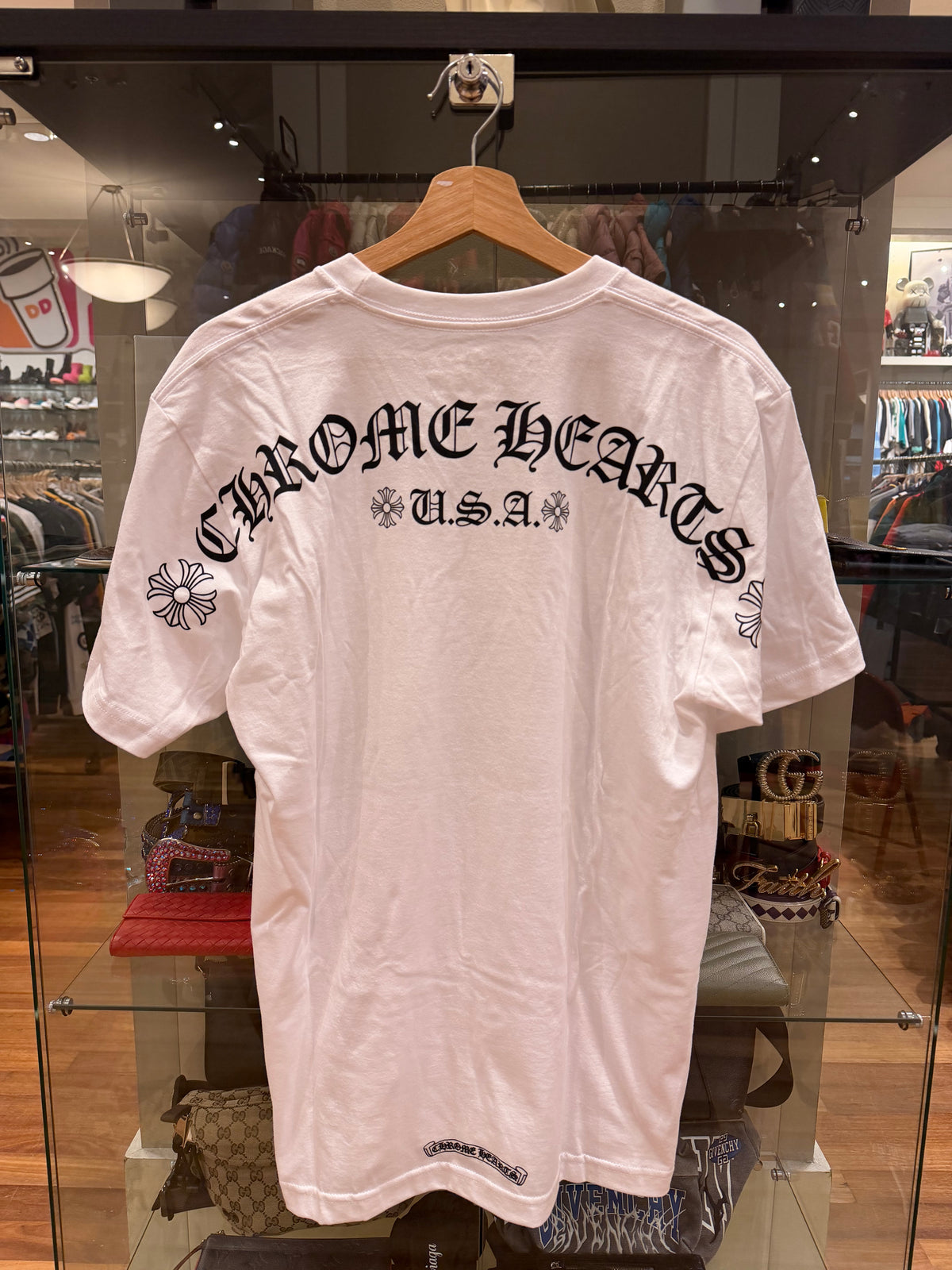 Chrome Hearts Script Logo Pocket Tee - White
