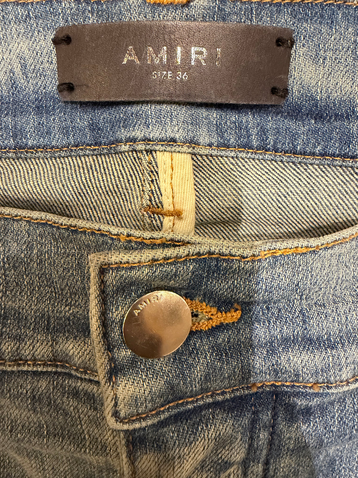Amiri MX2 Moto Jeans - Indigo Light Wash
