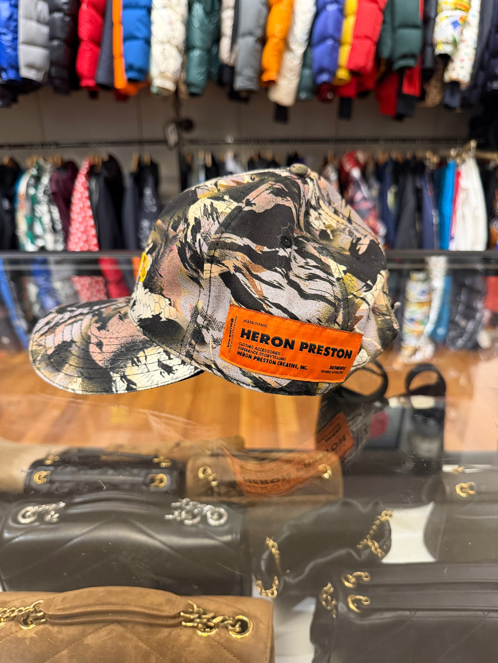 Heron Preston Urban Camo Baseball Cap - Camo