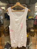Chrome Hearts T Bar Eye Chart Tank Top - White/Pink
