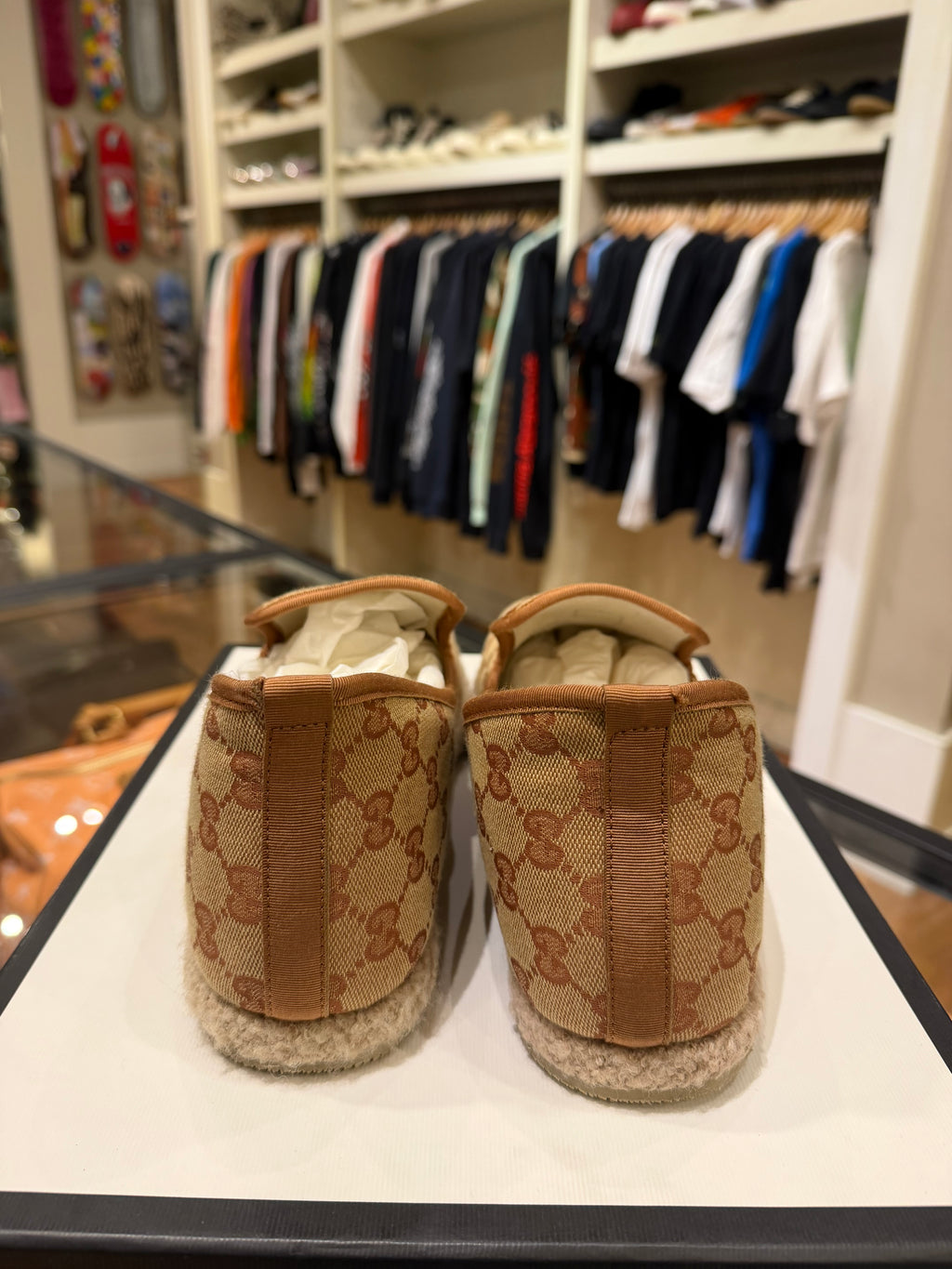Gucci Fria GG Canvas Horsebit Espadrilles