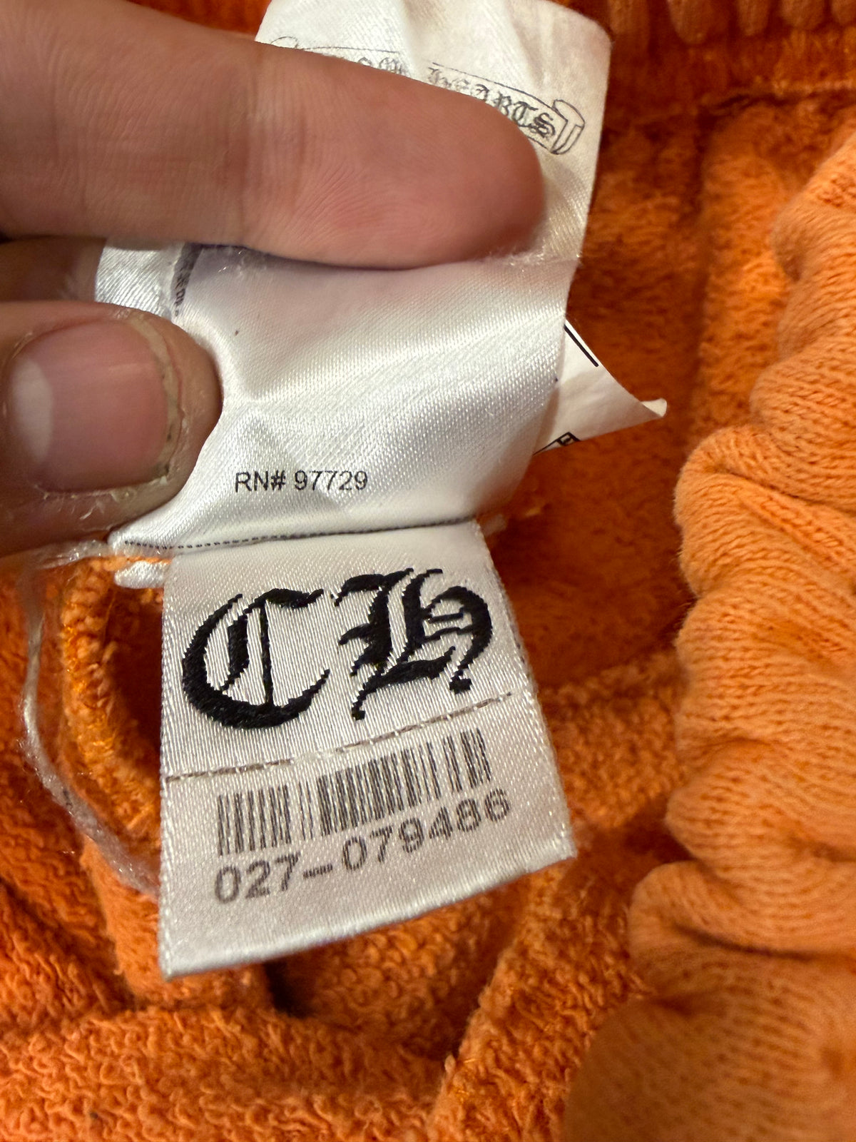 Chrome Hearts x Matty Boy Link & Build Sweatpants -
Orange