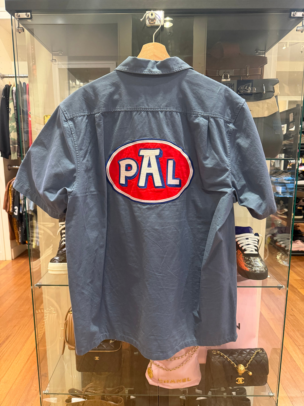 Palace Pal Button Up Shirt -
Blue