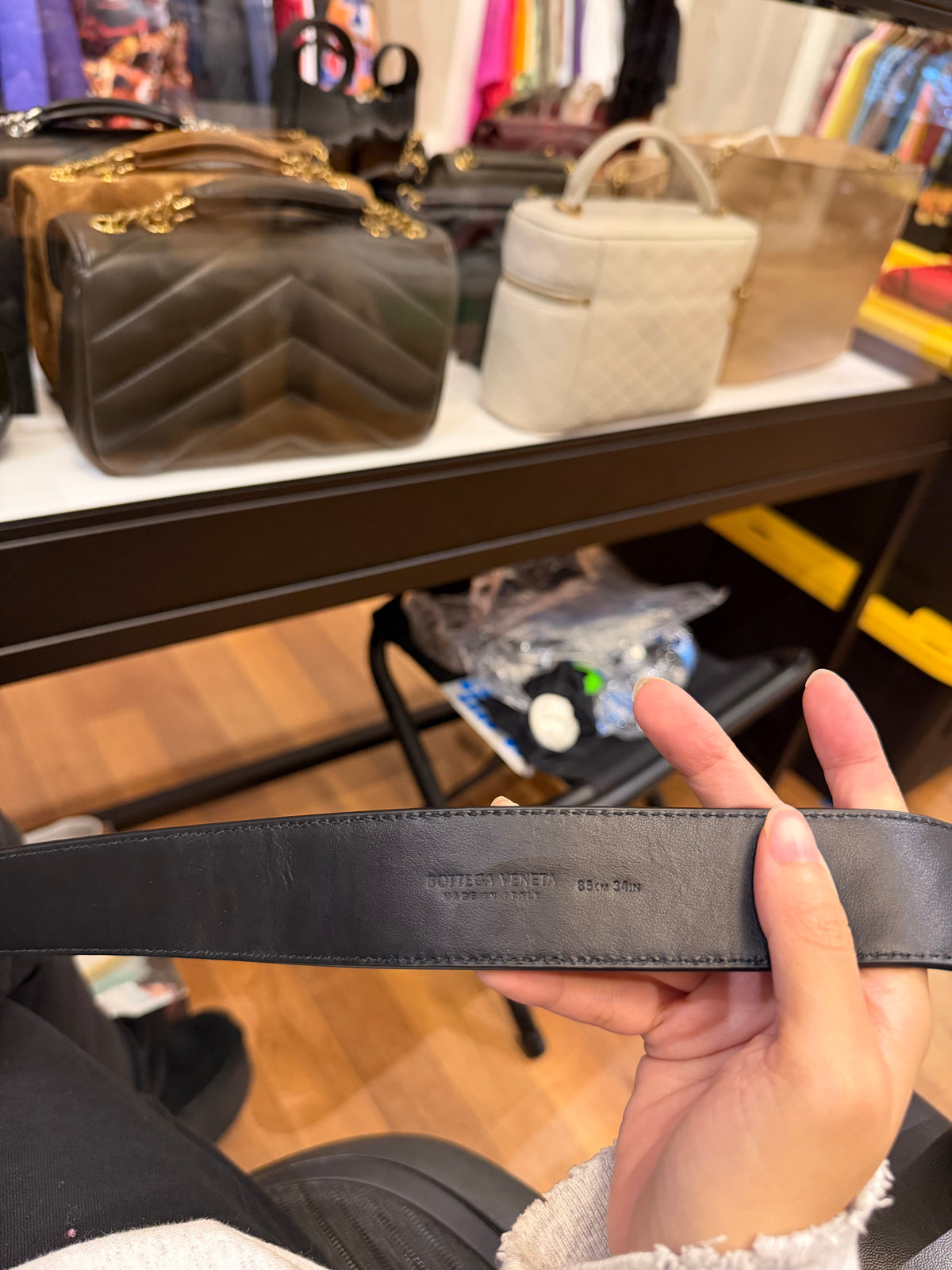 Bottega Veneta Intrecciato Woven Belt