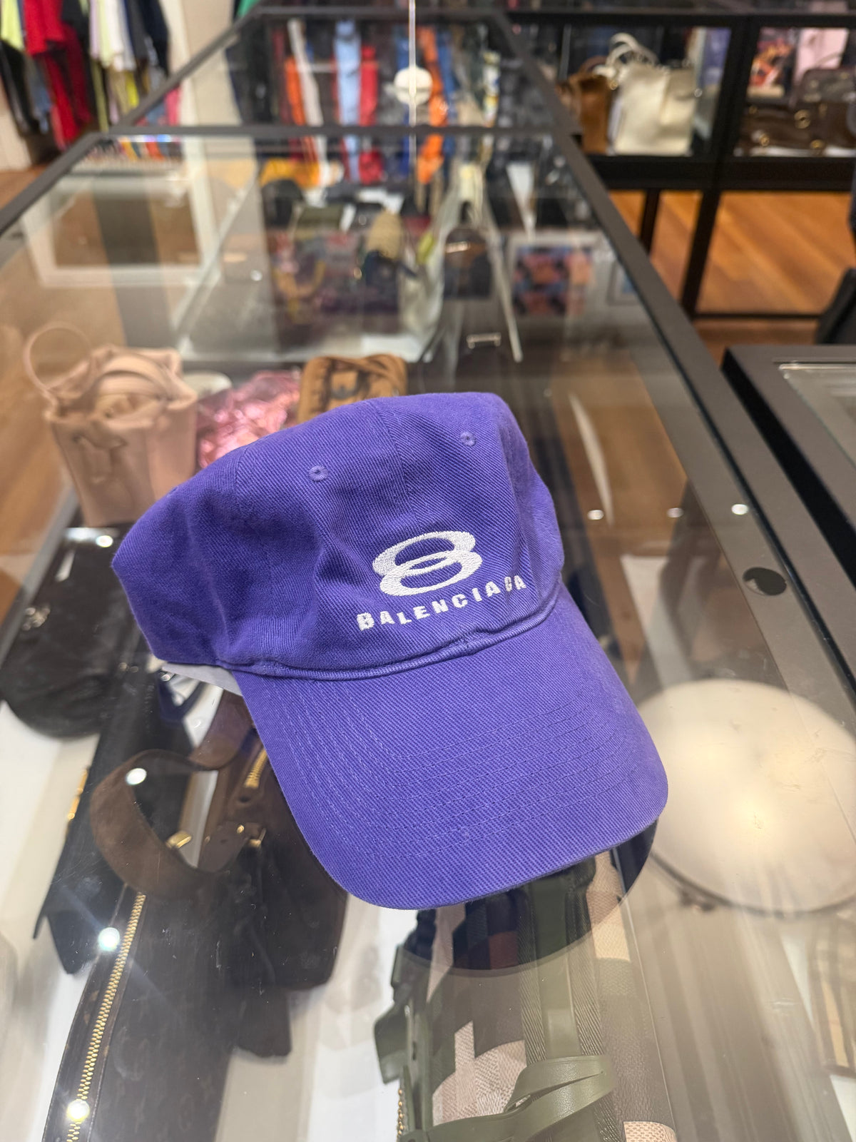 Balenciaga Unity Logo Cap - Purple
