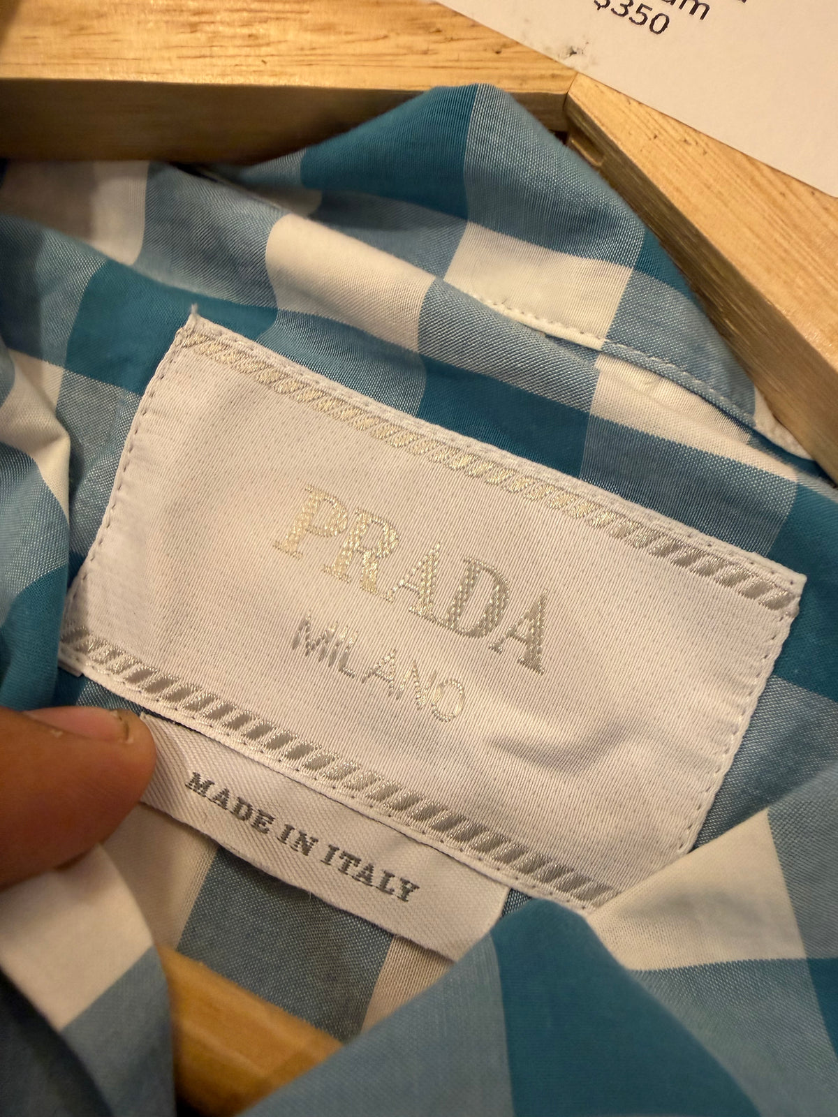 Prada Gingham Short Sleeve
Button Up