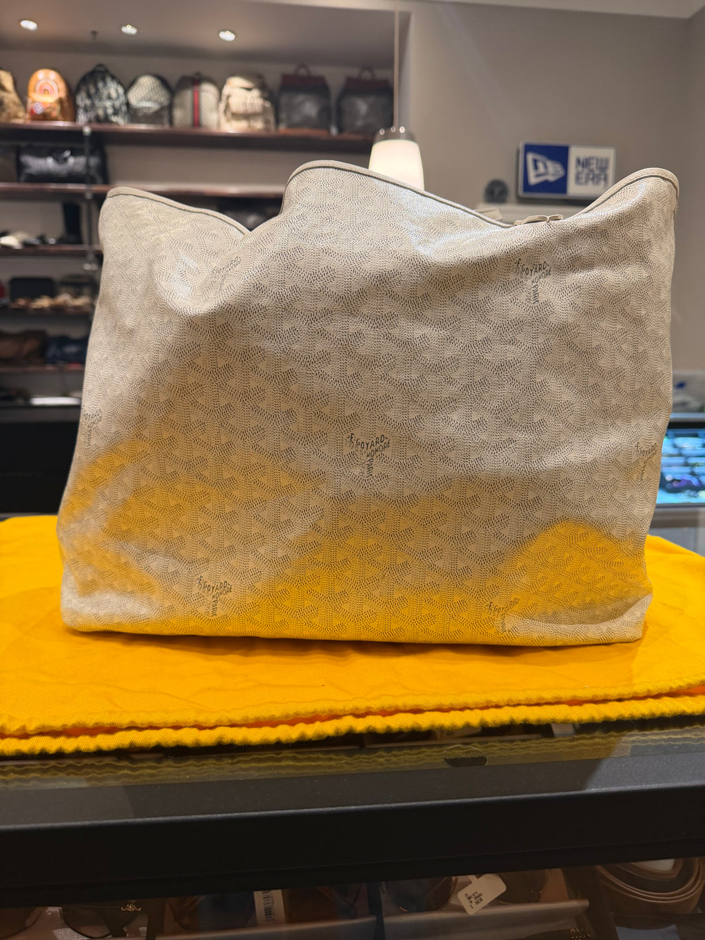 Goyard Saint Louis PM Tote Bag White