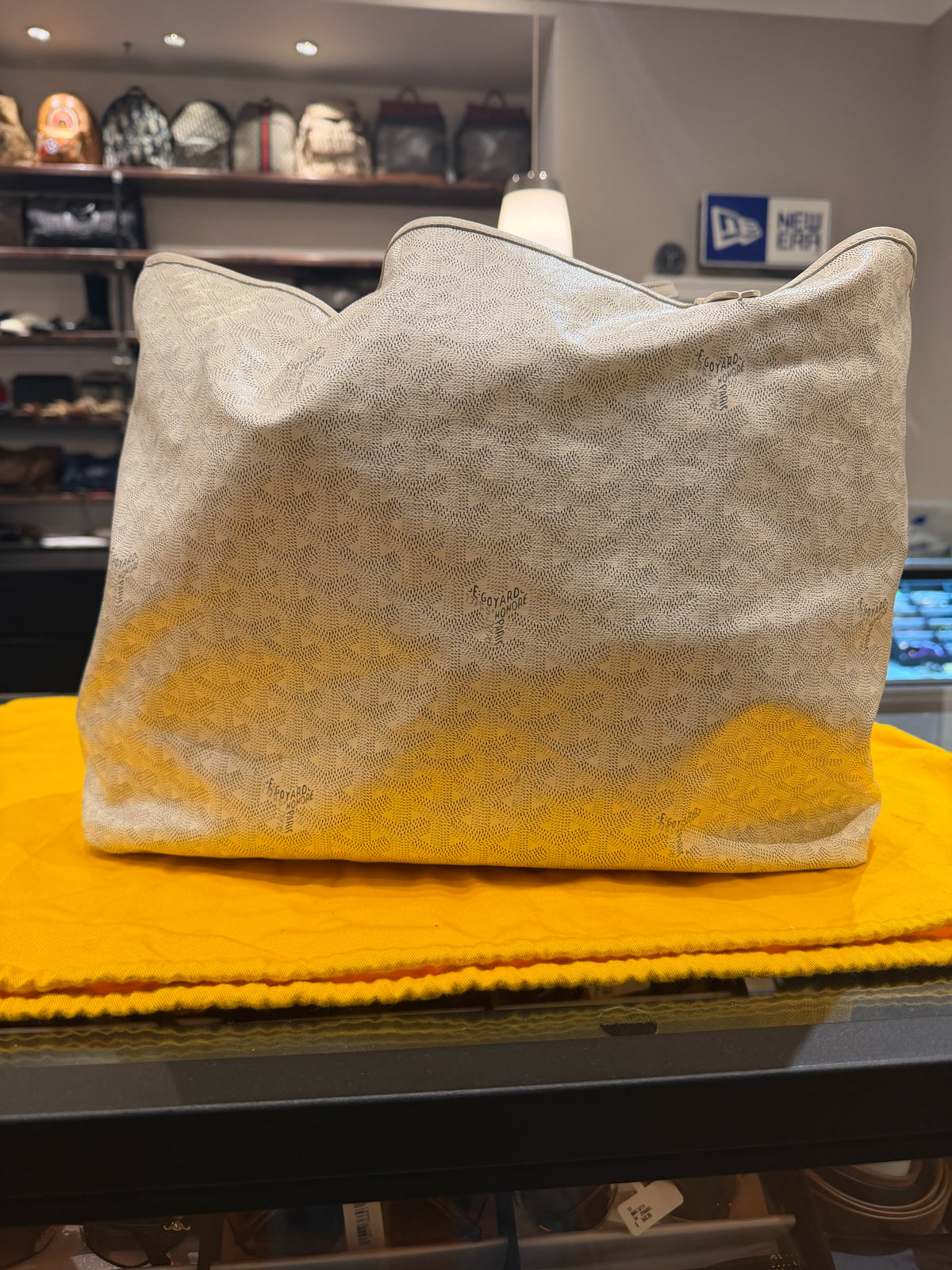 Goyard Saint Louis PM Tote Bag White