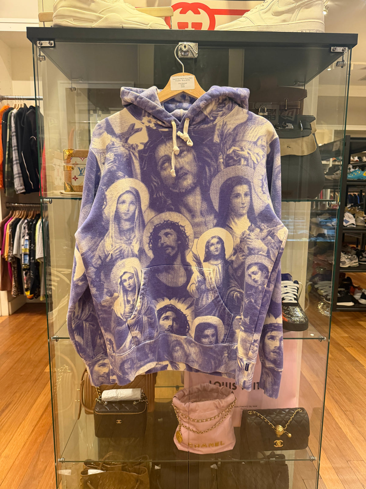 Supreme FW18 Jesus Mary
Hoodie - Blue White