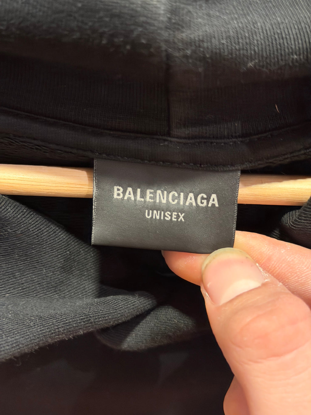 Balenciaga Upside Down Logo Hoodie