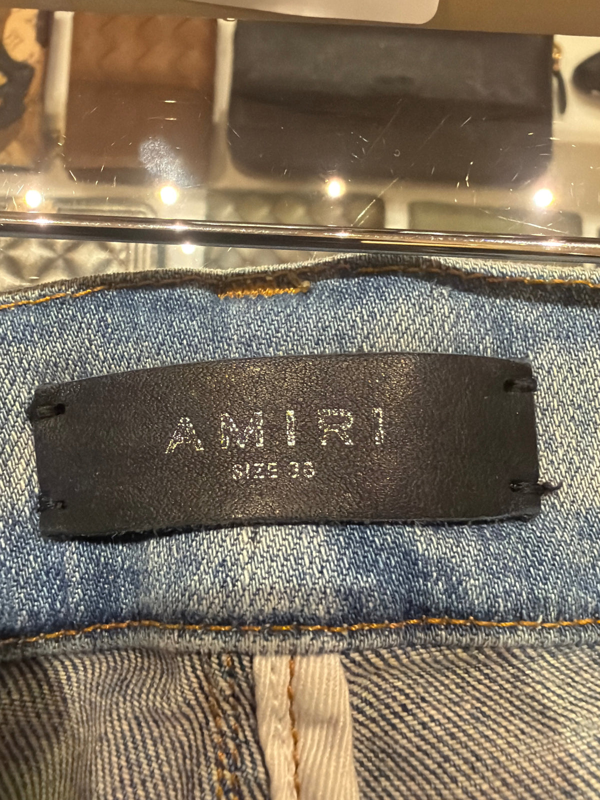 Amiri MX2 Camo Patch Denim
Jeans