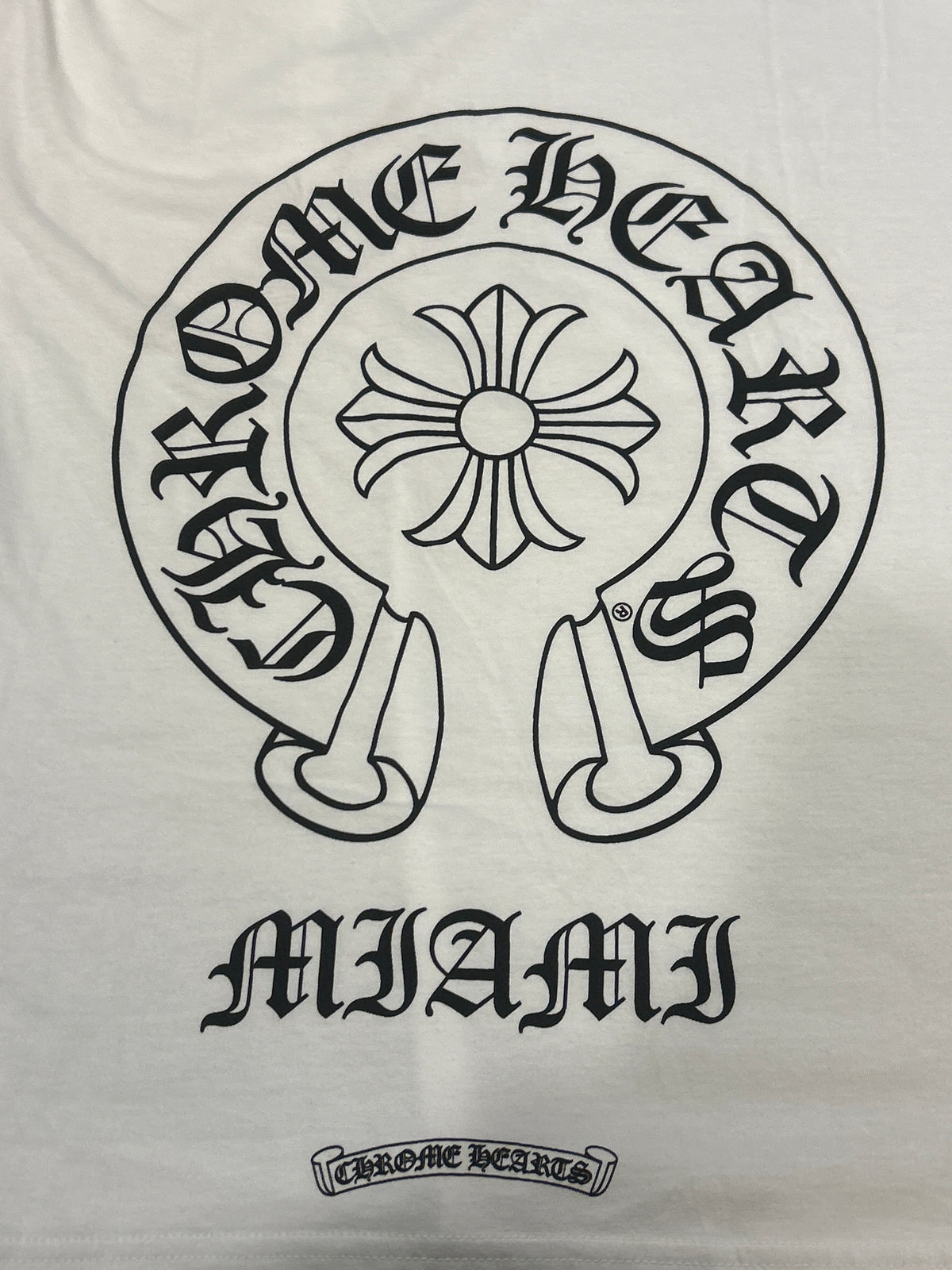 Chrome Hearts Miami Horseshoe Pocket Tee - White