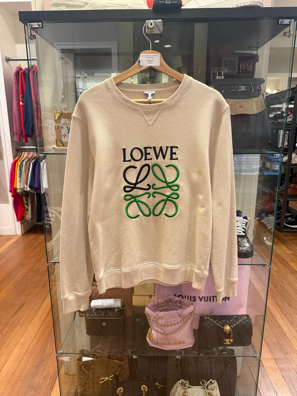 Loewe Anagram Crewneck - Creta Beige