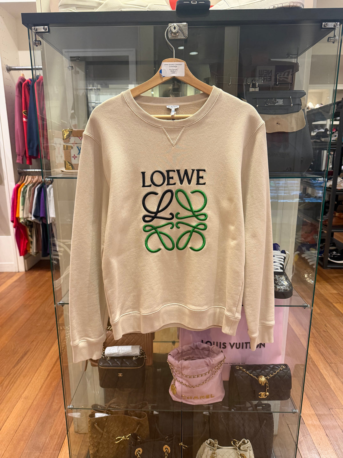 Loewe Anagram Crewneck - Creta Beige