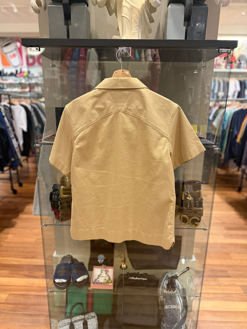 Bottega Veneta Collared Short Sleeve Shirt