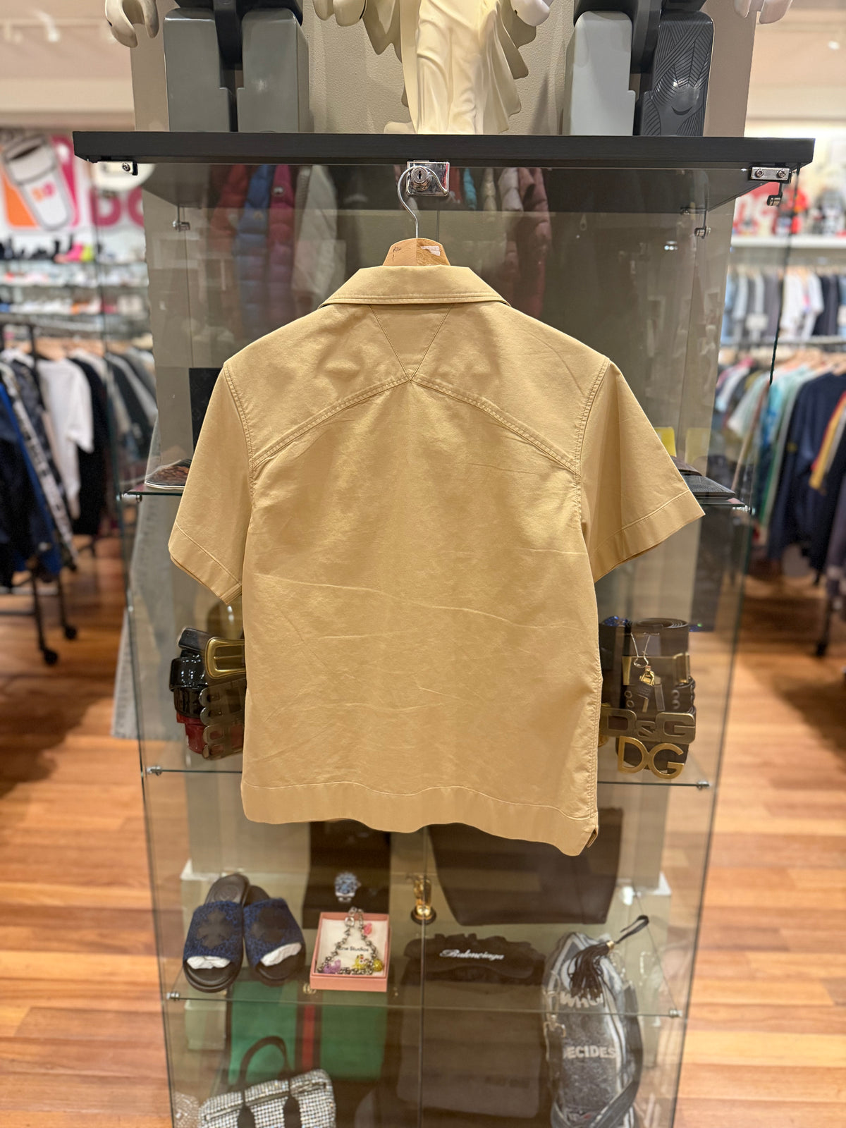 Bottega Veneta Collared Short Sleeve Shirt