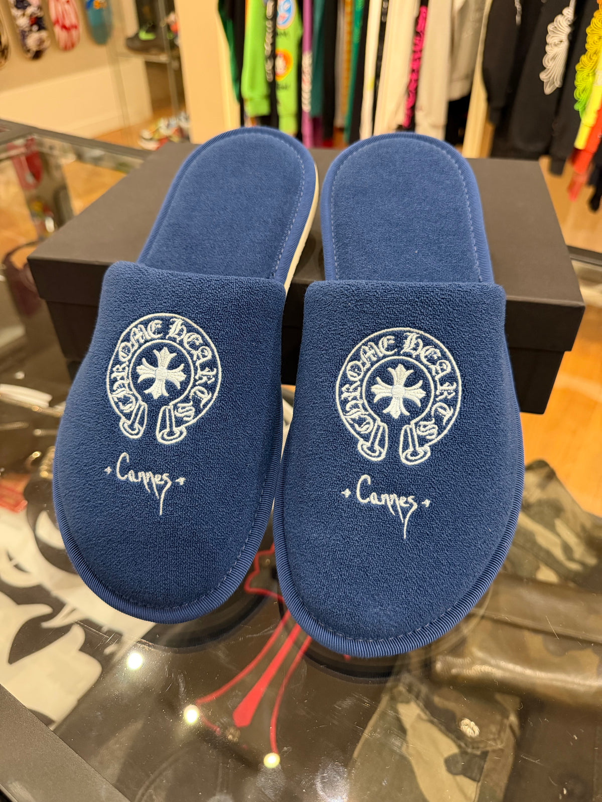 Chrome Hearts Cannes Hotel Slippers