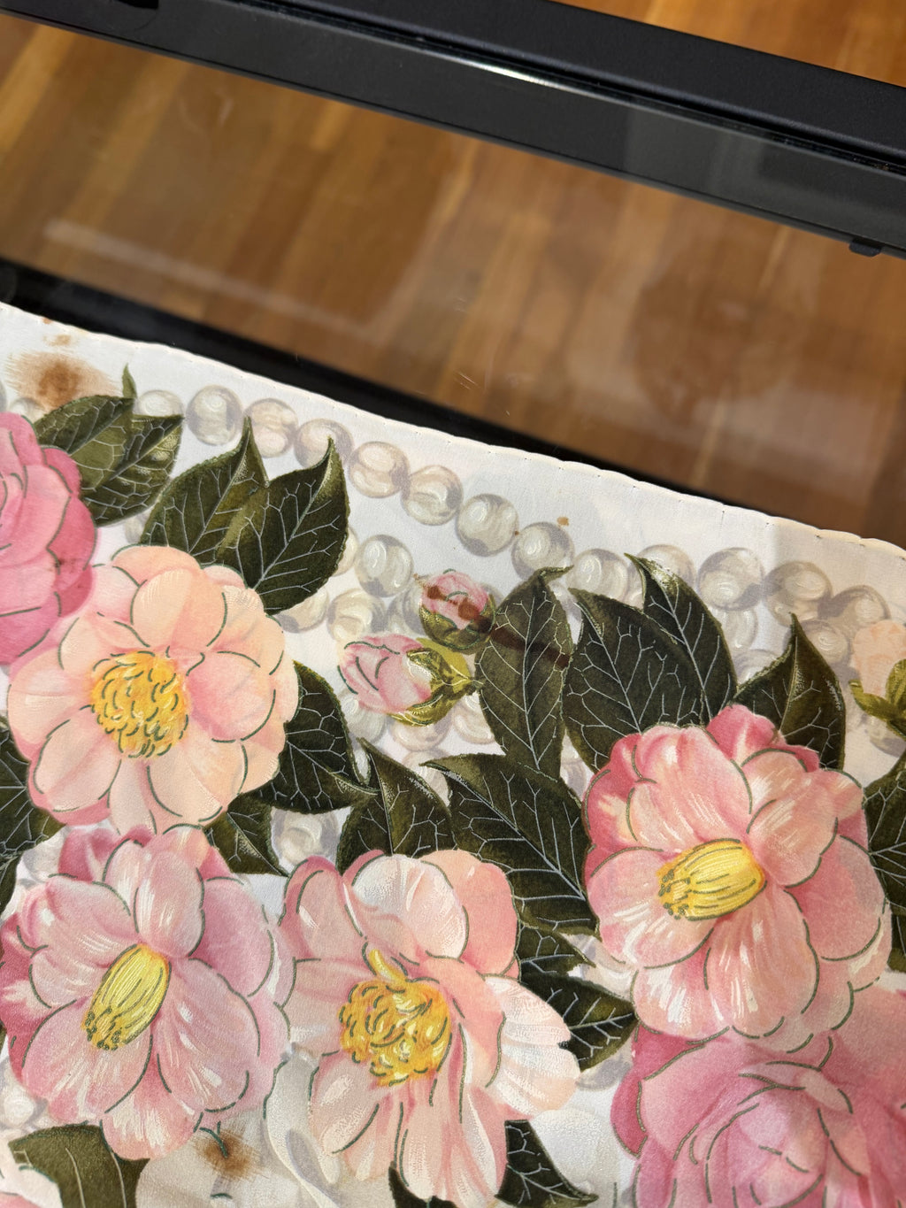Chanel Camellia Floral Silk Scarf