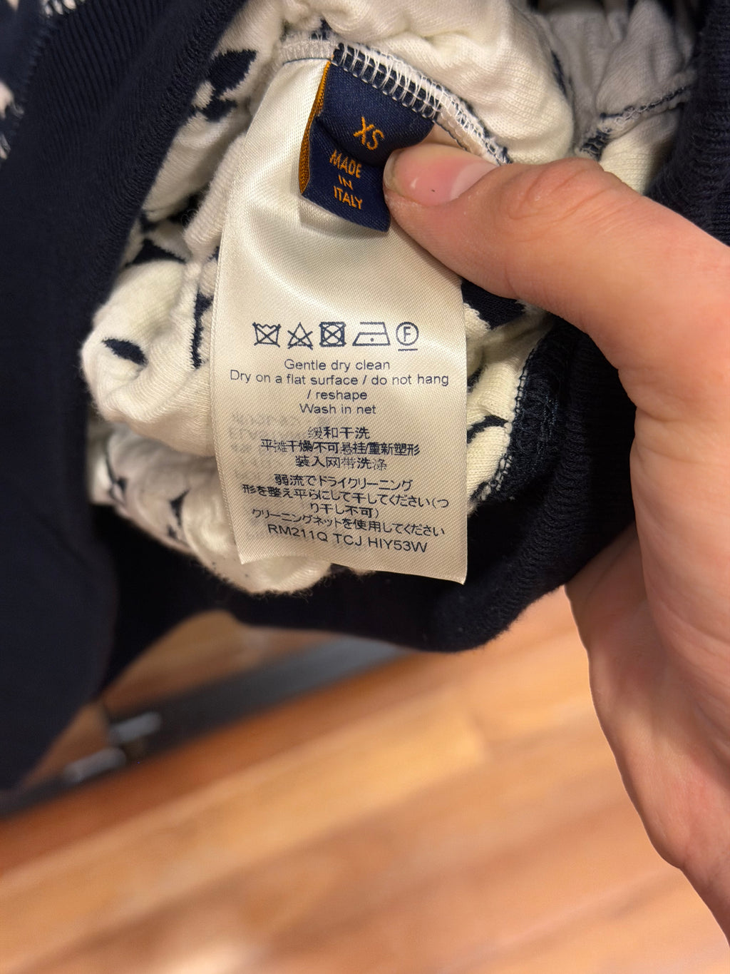 Louis Vuitton Jacquard Crewneck - Navy