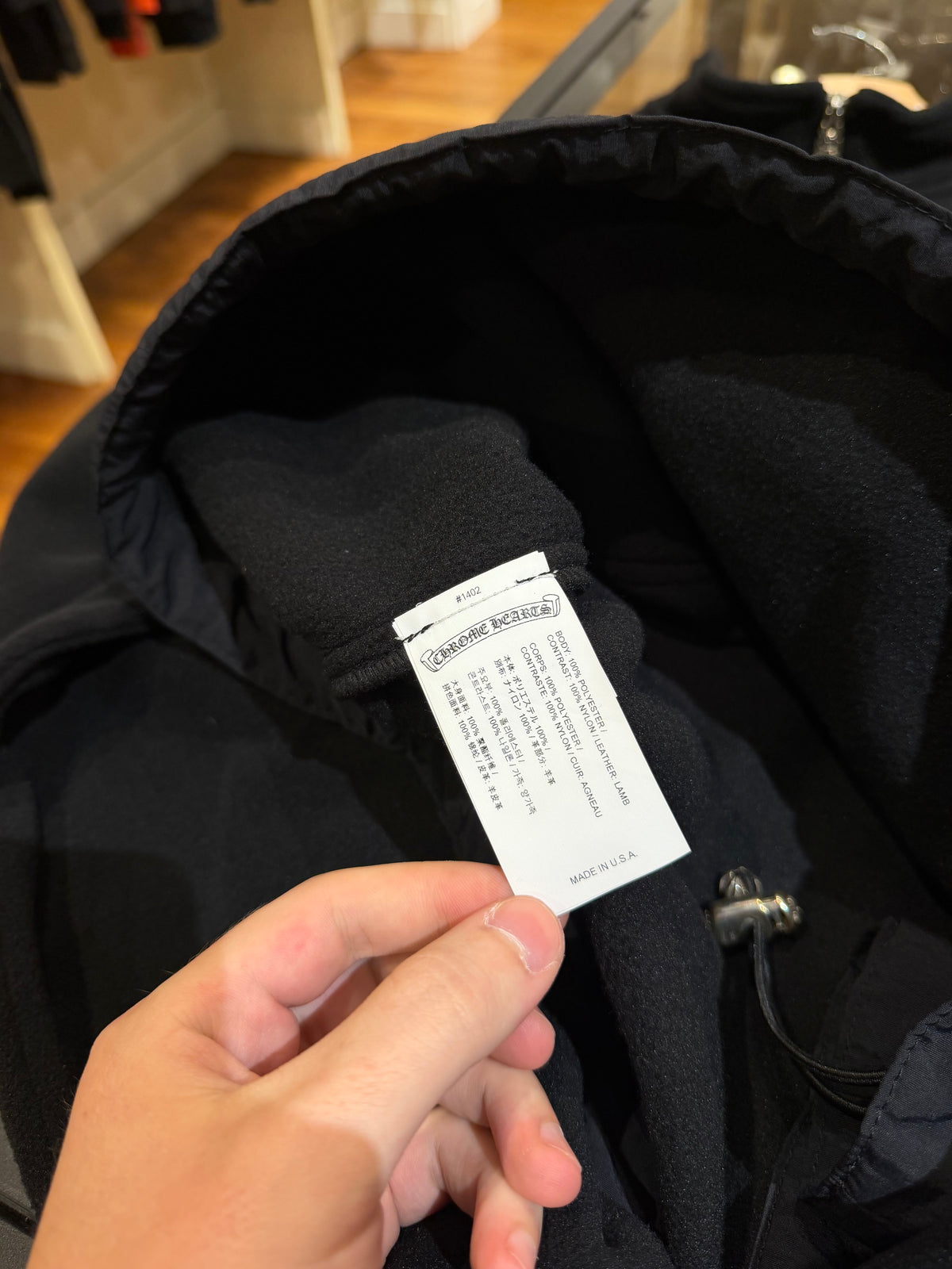 Chrome Hearts Fleece Quarter Zip Pullover