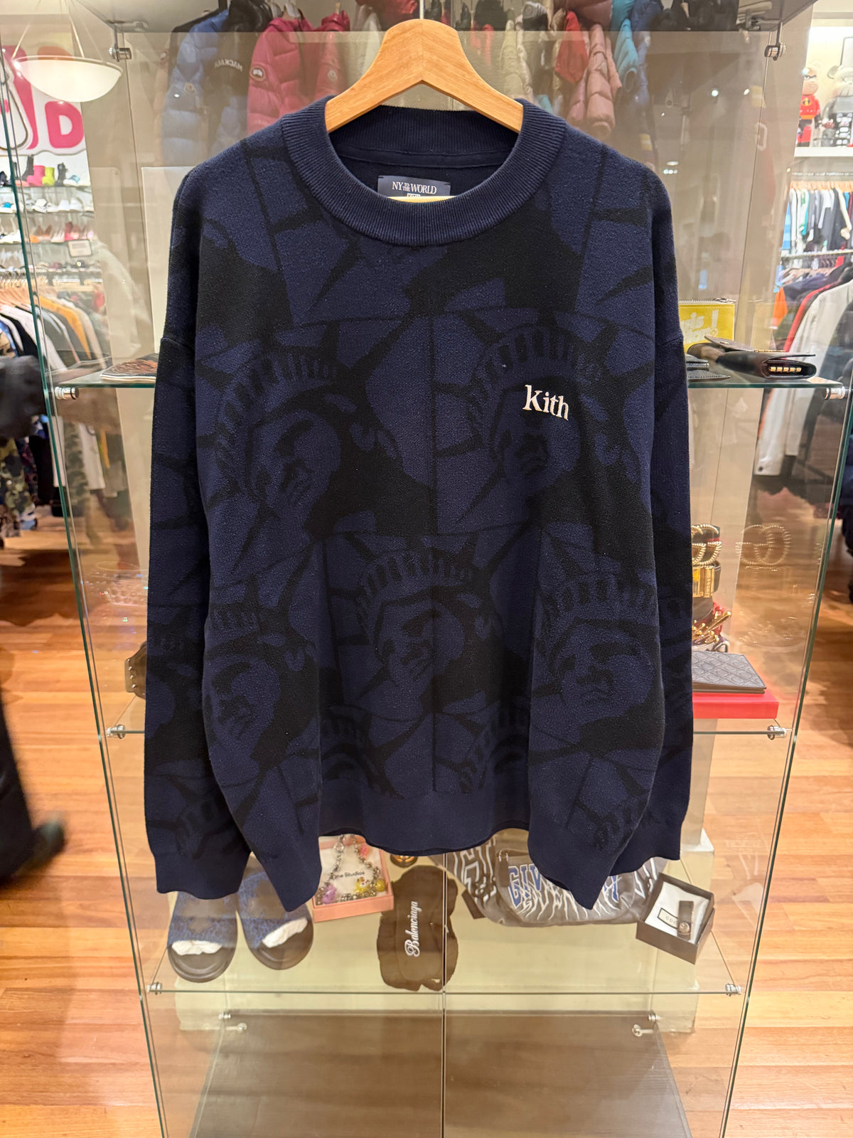 Kith FW24 Liberty Lewis Sweater - Nocturnal