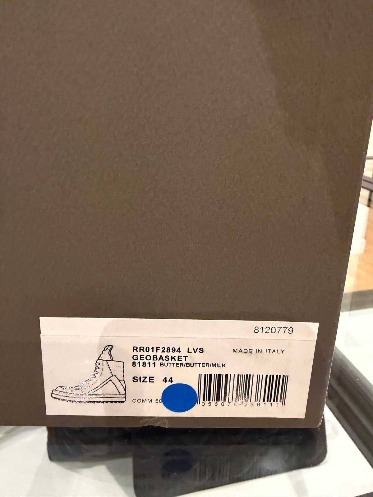 Rick Owens Geobaskets - Buttermilk