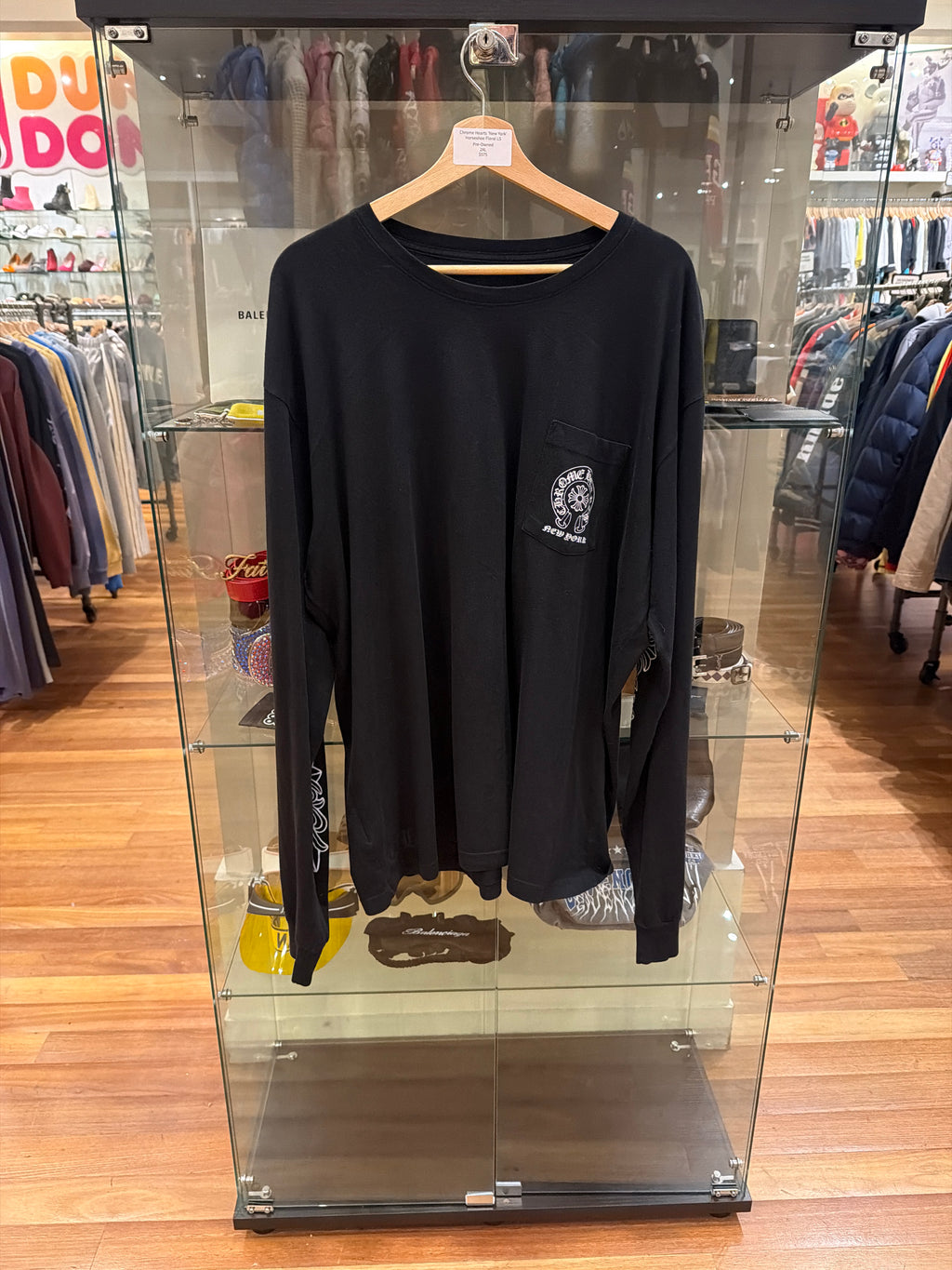 Chrome Hearts ‘New York’ Horseshoe Floral LS