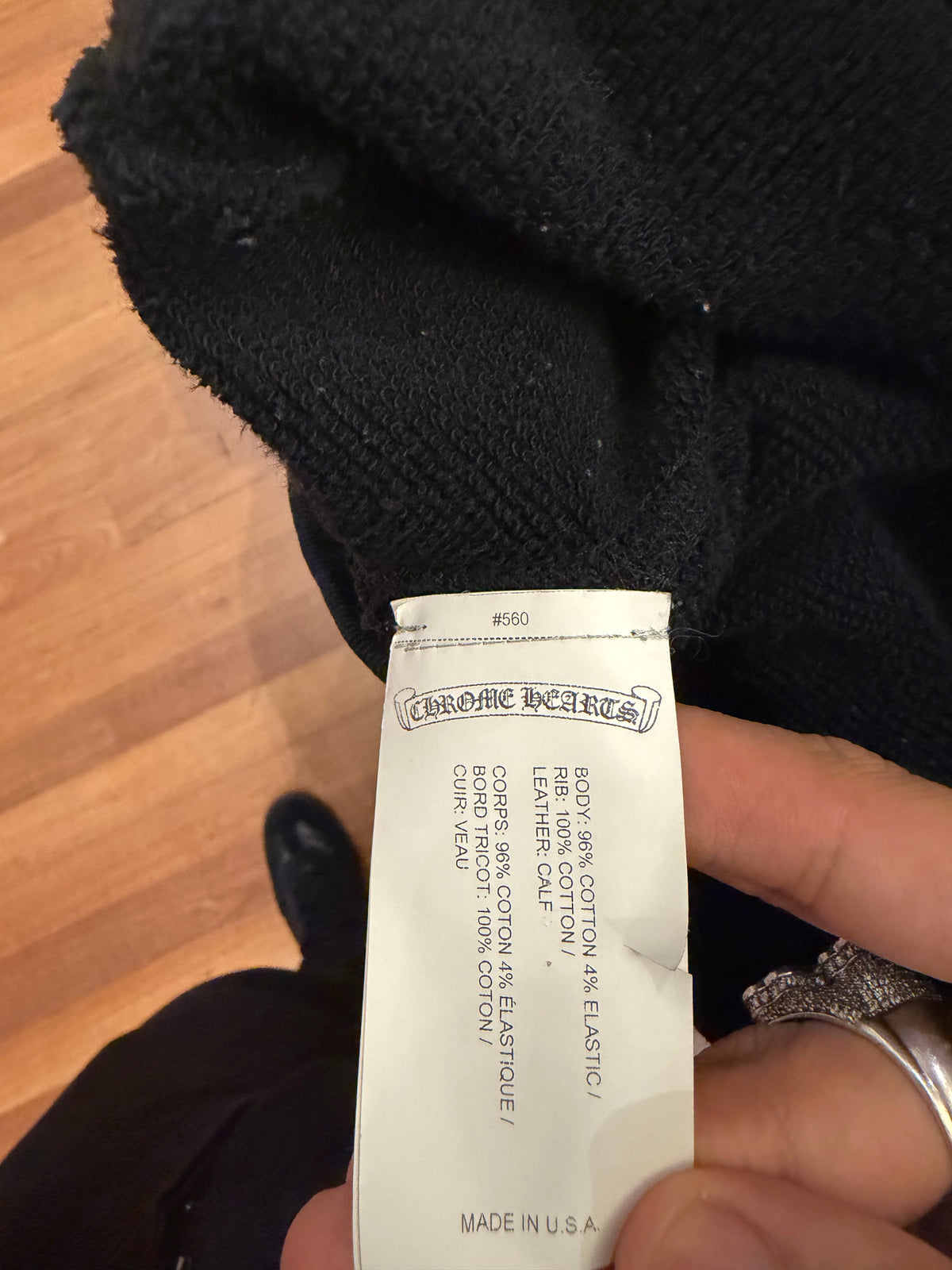 Chrome Hearts 'Y Not'
Embroidered Hoodie - Black