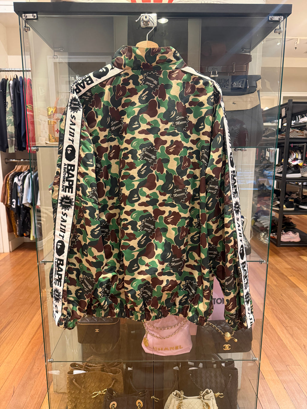 Saint Michael x Bape ABC
Camo Track Jacket - Green