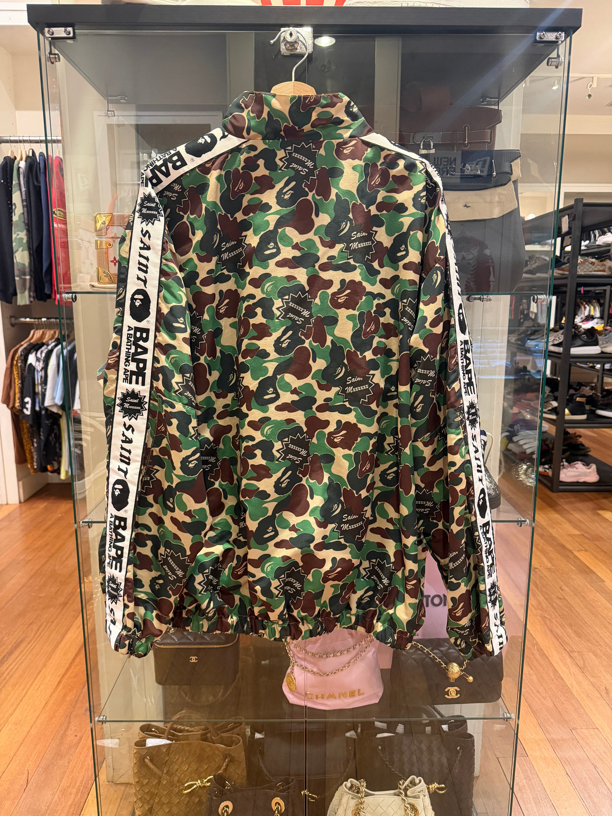 Saint Michael x Bape ABC
Camo Track Jacket - Green