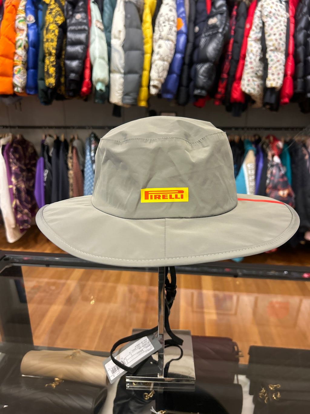 Prada x Luna Rossa Bucket Hat - Light Grey