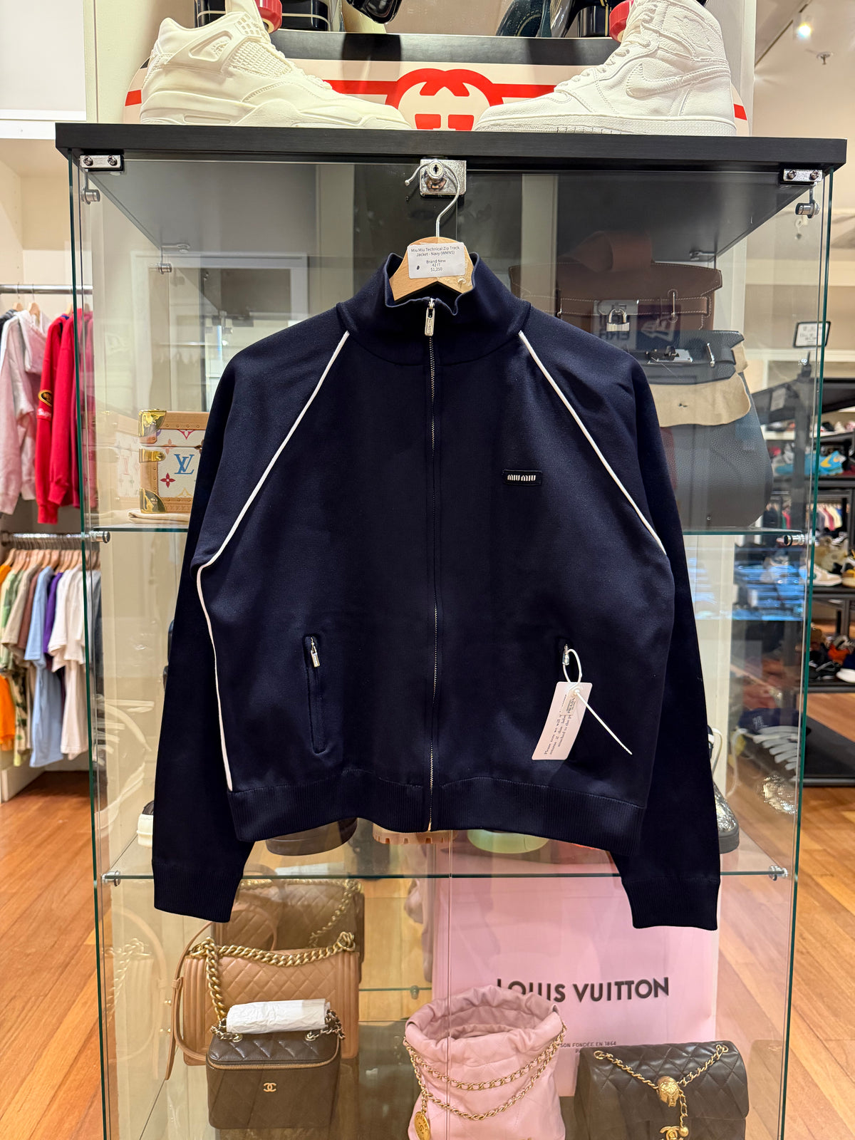 Miu Miu Technical Zip Track
Jacket - Navy (WMNS)