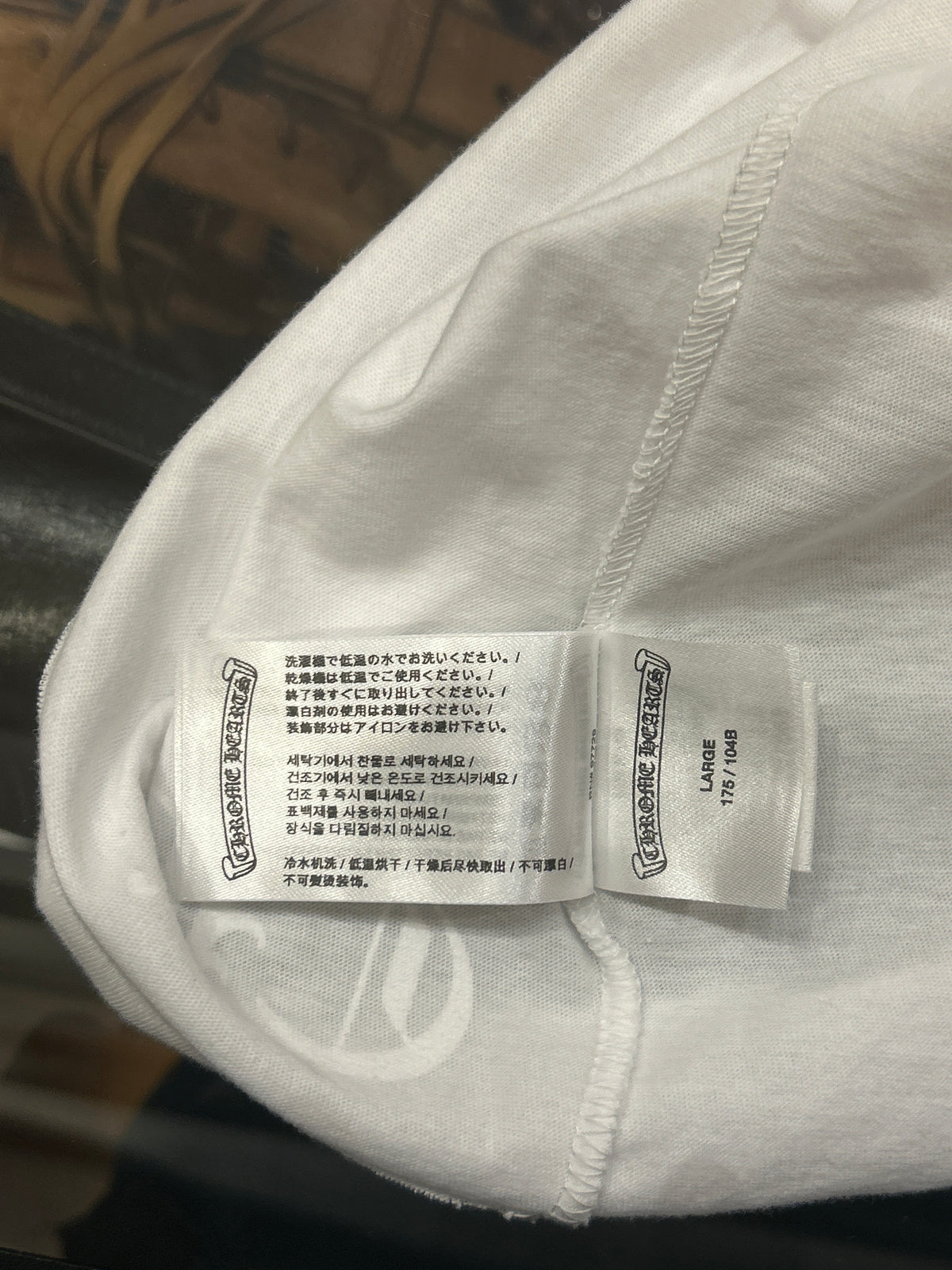 Chrome Hearts Miami Horseshoe Pocket Tee - White