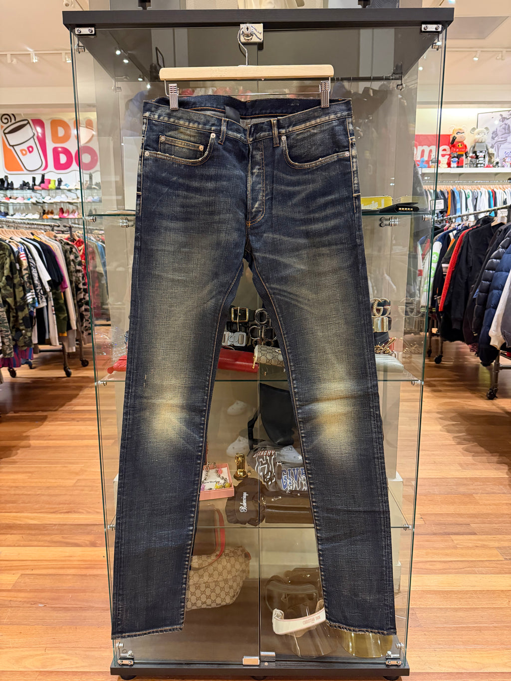 Dior Homme SS11 Mud Wash Jake Denim Jeans By Kris Van Assche
