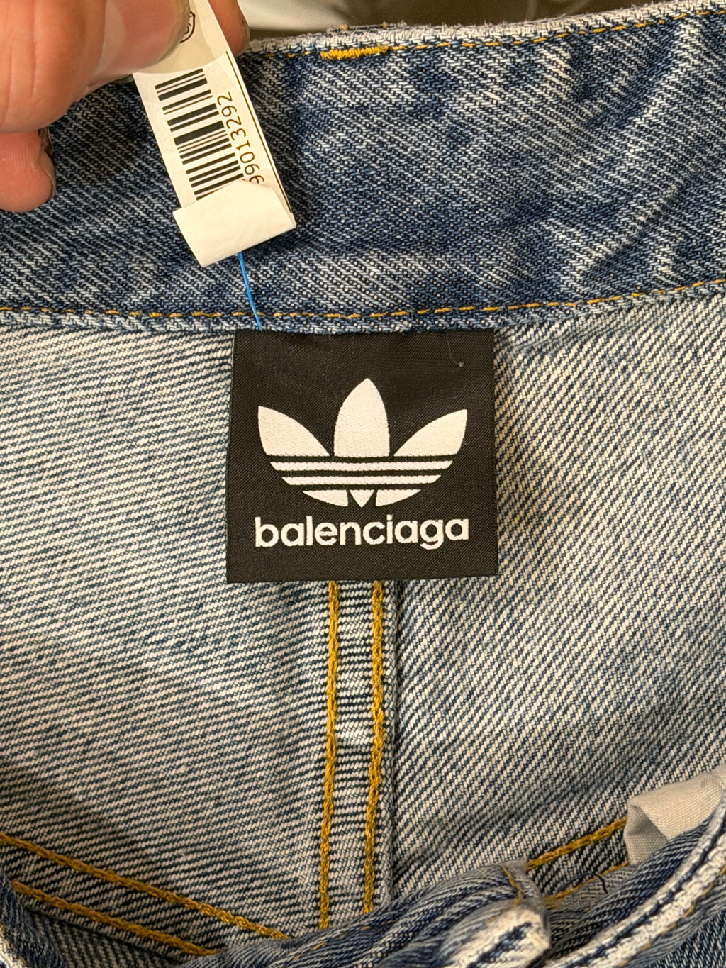 Balenciaga x Adidas Baggy Denim Jeans