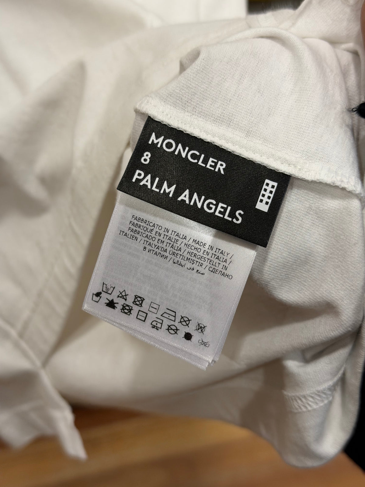 Moncler x Palm Angels Maglia Girocollo Tee - White