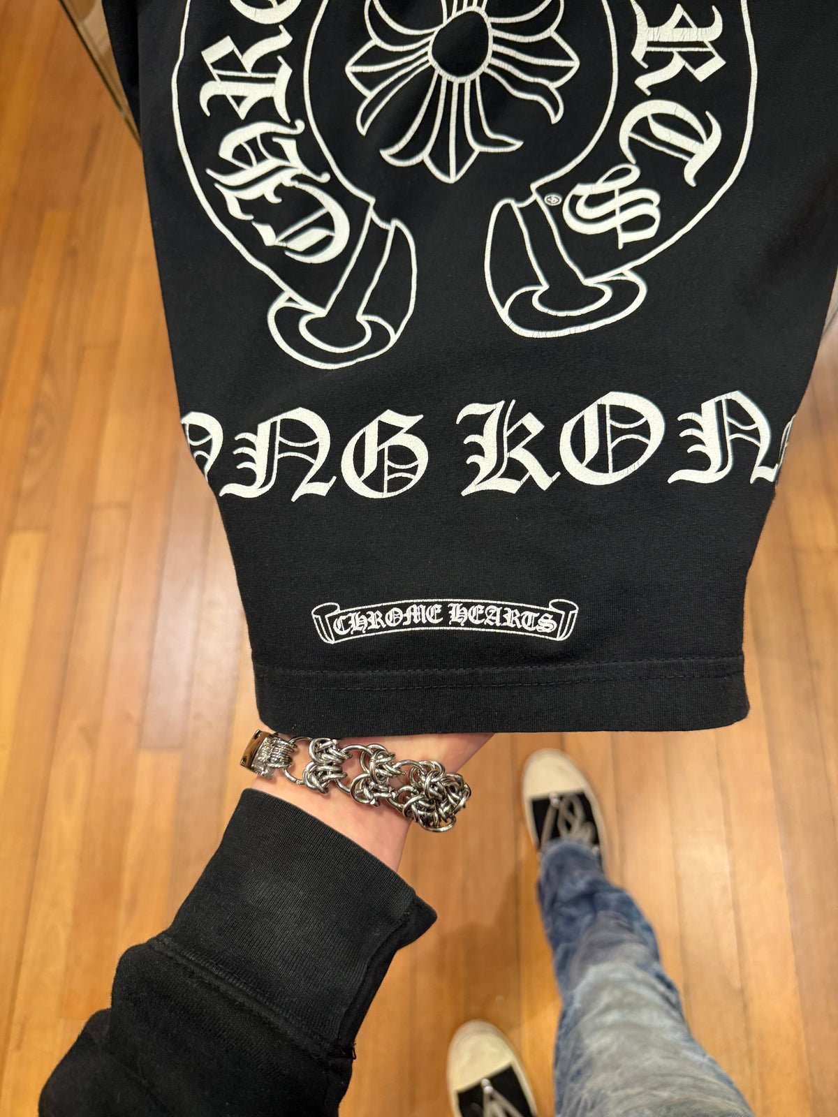 Chrome Hearts Hong Kong Horseshoe LS Shirt - Black