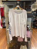 Chrome Hearts Neck Print LS
Shirt - White/Blue