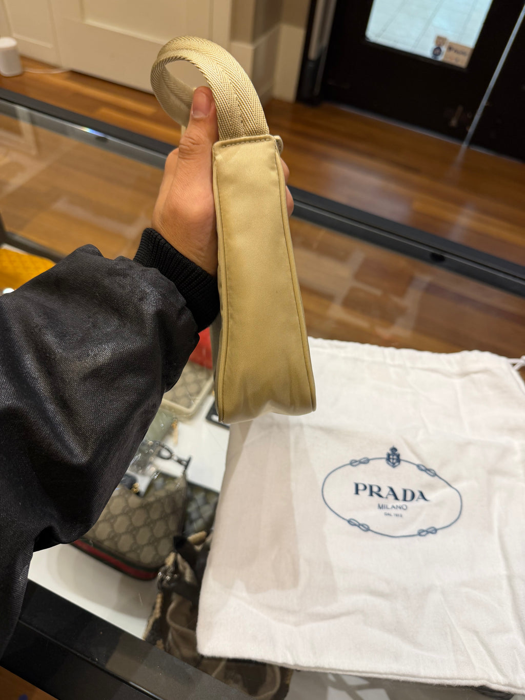 Prada Re-Edition 2000 Nylon Mini Hobo Bag