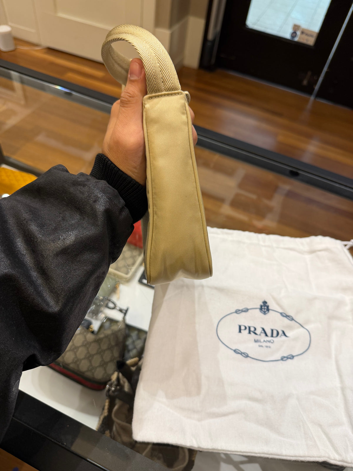 Prada Re-Edition 2000 Nylon Mini Hobo Bag